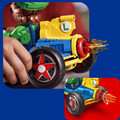 マリオカート™：ルイージ と Gフォース 72050 | レゴ®スーパーマリオ
