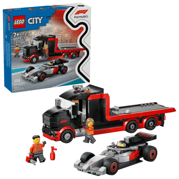 LEGO 60493 Camion de F1® avec voiture de course de F1® Audi — visuel 2 sur 8