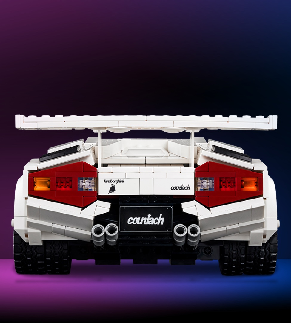 Lamborghini Countach 5000 Quattrovalvole 10337 | LEGO® Icons |レゴ