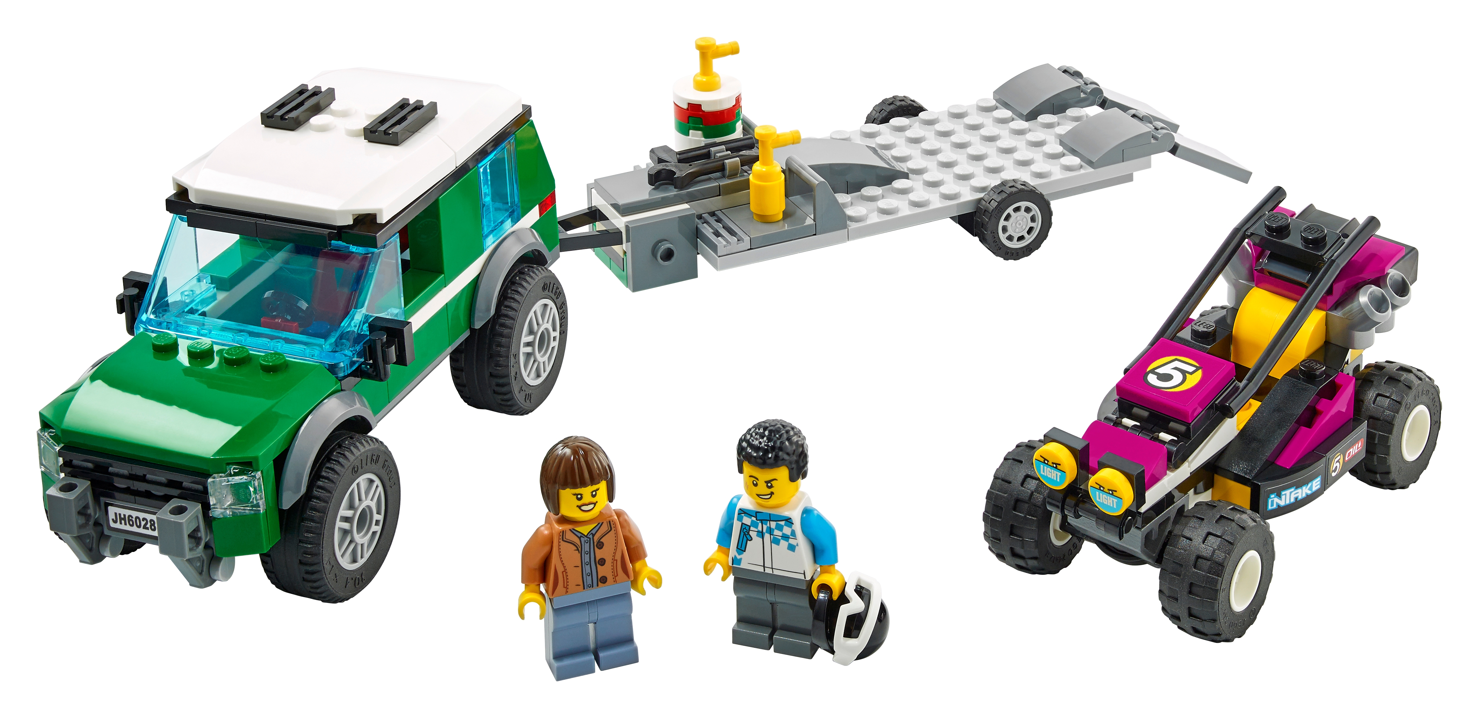 LEGO® 60288 City Rennbuggy-Transporter Bauset Truck Anhänger Quad 