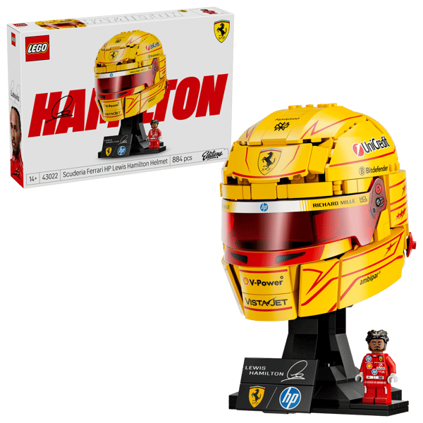 LEGO 43022 Scuderia Ferrari HP Casque de Lewis Hamilton — visuel 2 sur 8