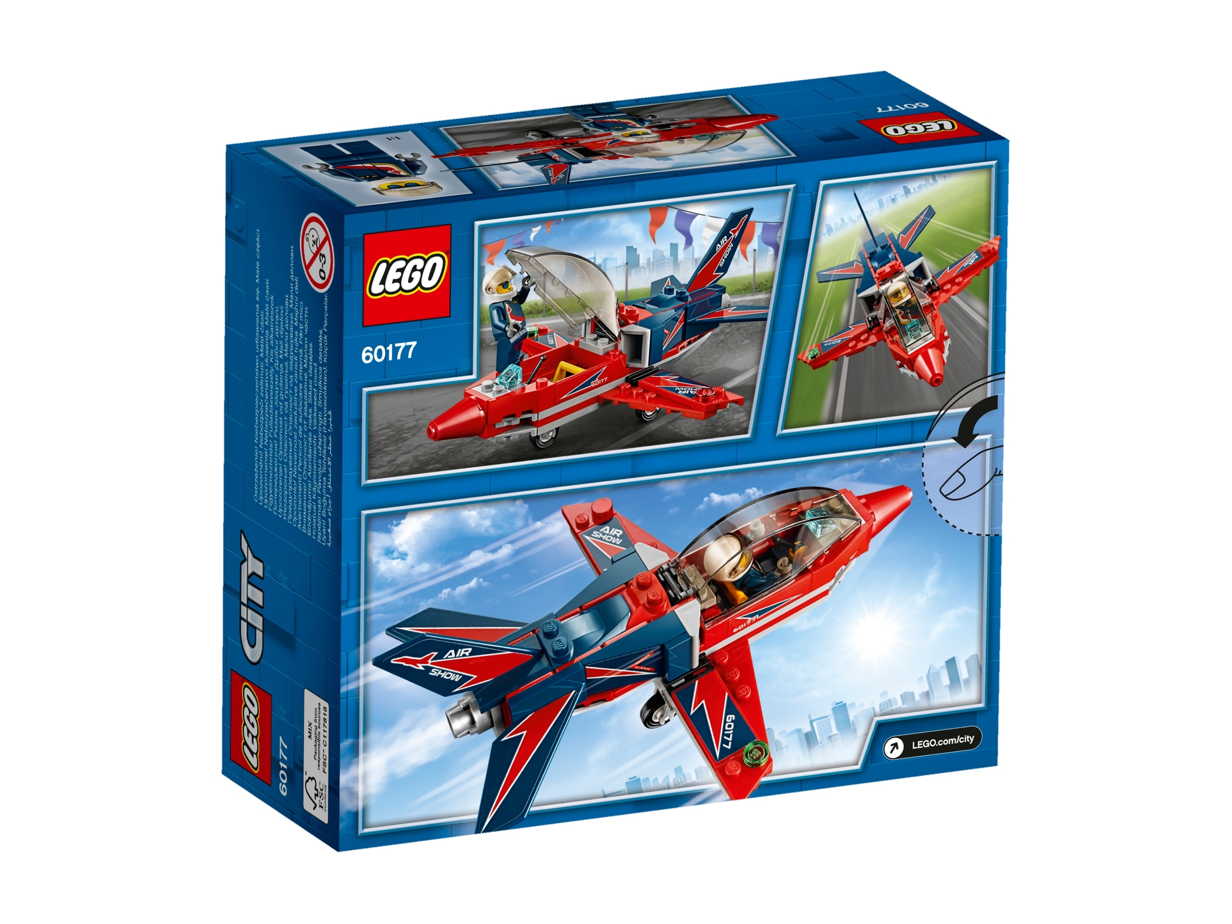 Lego City Airshow Jet Airplane Kit 60177 New