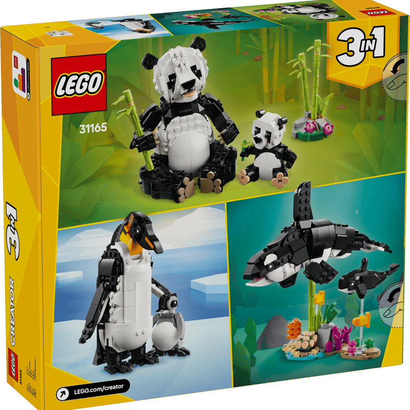 Wild Animals: Panda Family 31165 | Creator 3-in-1 | Buy online at Wild Animals: Panda Family 31165 | Creator 3-in-1 | Buy online at