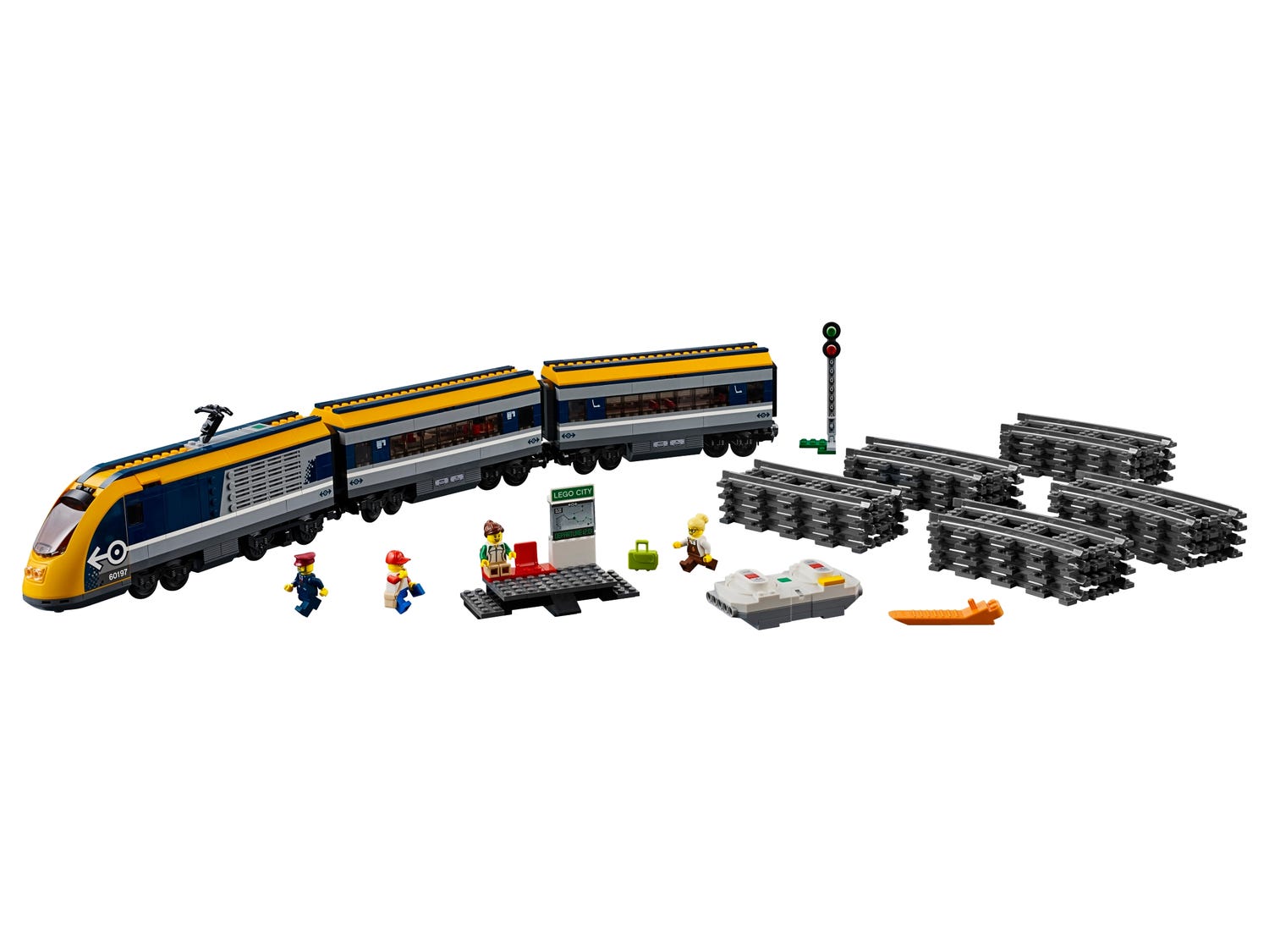 værdighed Male sne Passenger Train 60197 | City | Buy online at the Official LEGO® Shop US