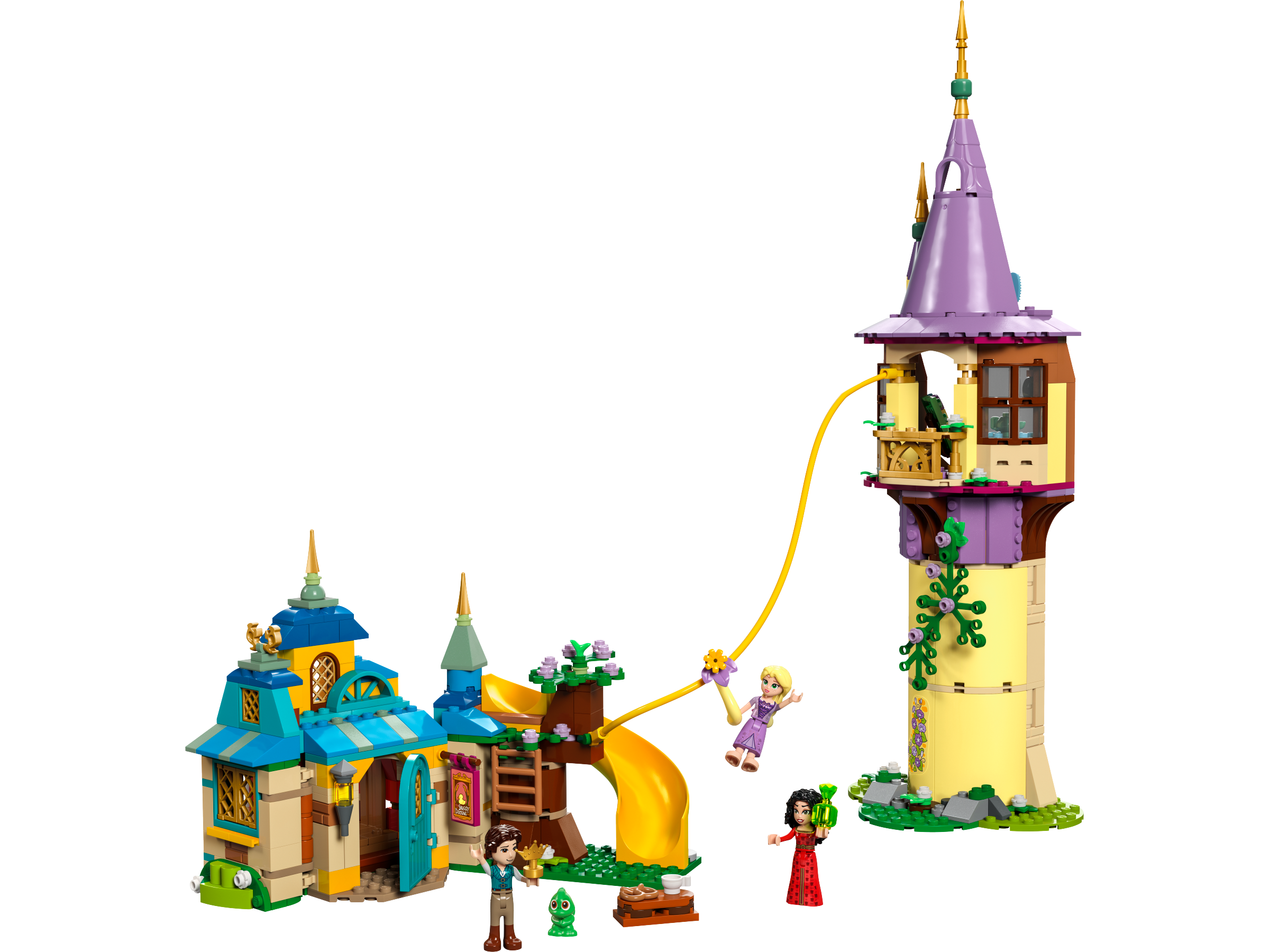 LEGO Disney Princess Rapunzel’s Tower 43187 Castle Building Toy Kit and  Playset with Mini-Dolls from Tangled Movie