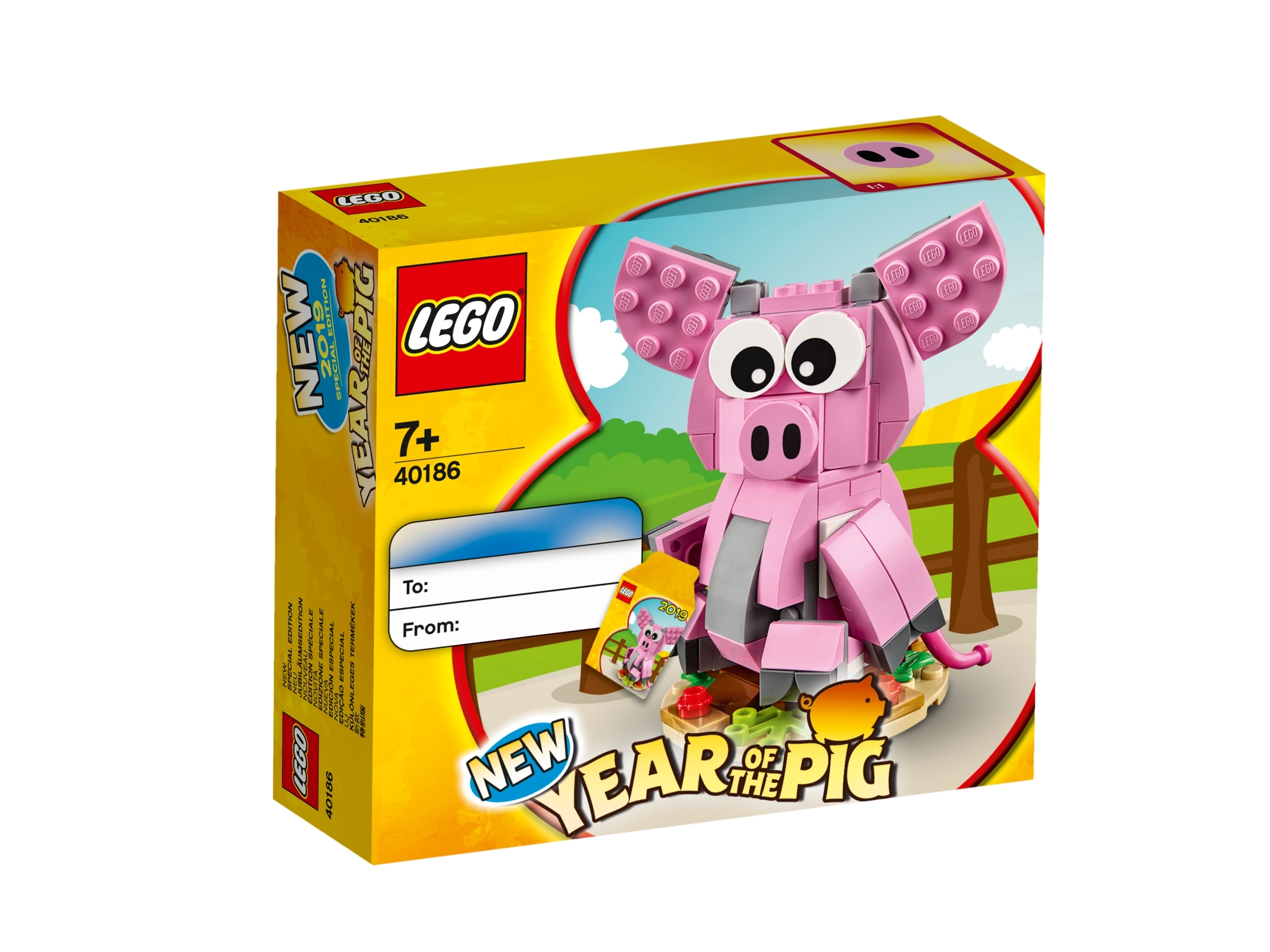 Sellado De Fábrica Caja *** Exclusivo Lego 40186 nuevo Año del Cerdo *** Nuevo 