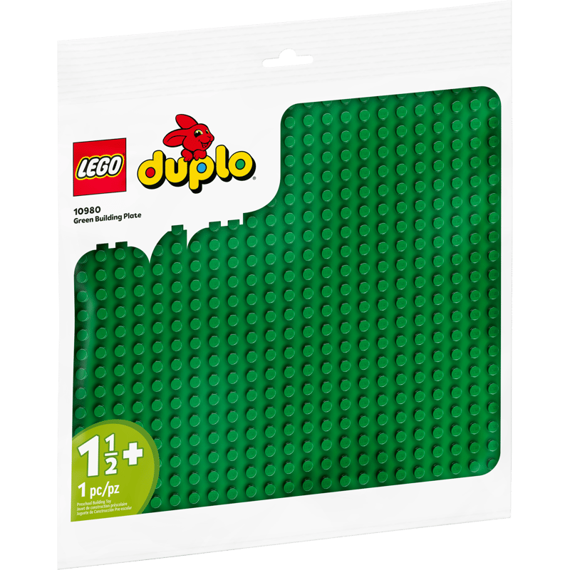 TINGLAND Lot de 6 grandes plaques de construction compatibles avec Duplo, plaque de base Duplo verte, 25,5 x 25,5 cm, pour jouet créatif préscolaire TINGLAND Lot de 6 grandes plaques de construction compatibles avec Duplo, plaque de base Duplo verte, 25,5 x 25,5 cm, pour jouet créatif préscolaire