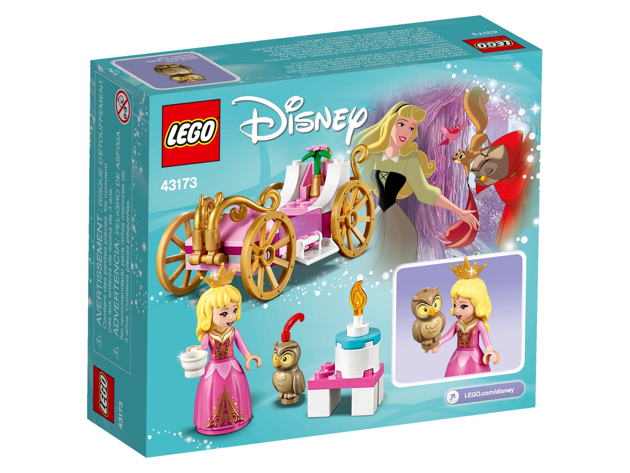 Lego 2023 Disney Mini figures Series3 Princess Aurora Sleeping Beauty Owl