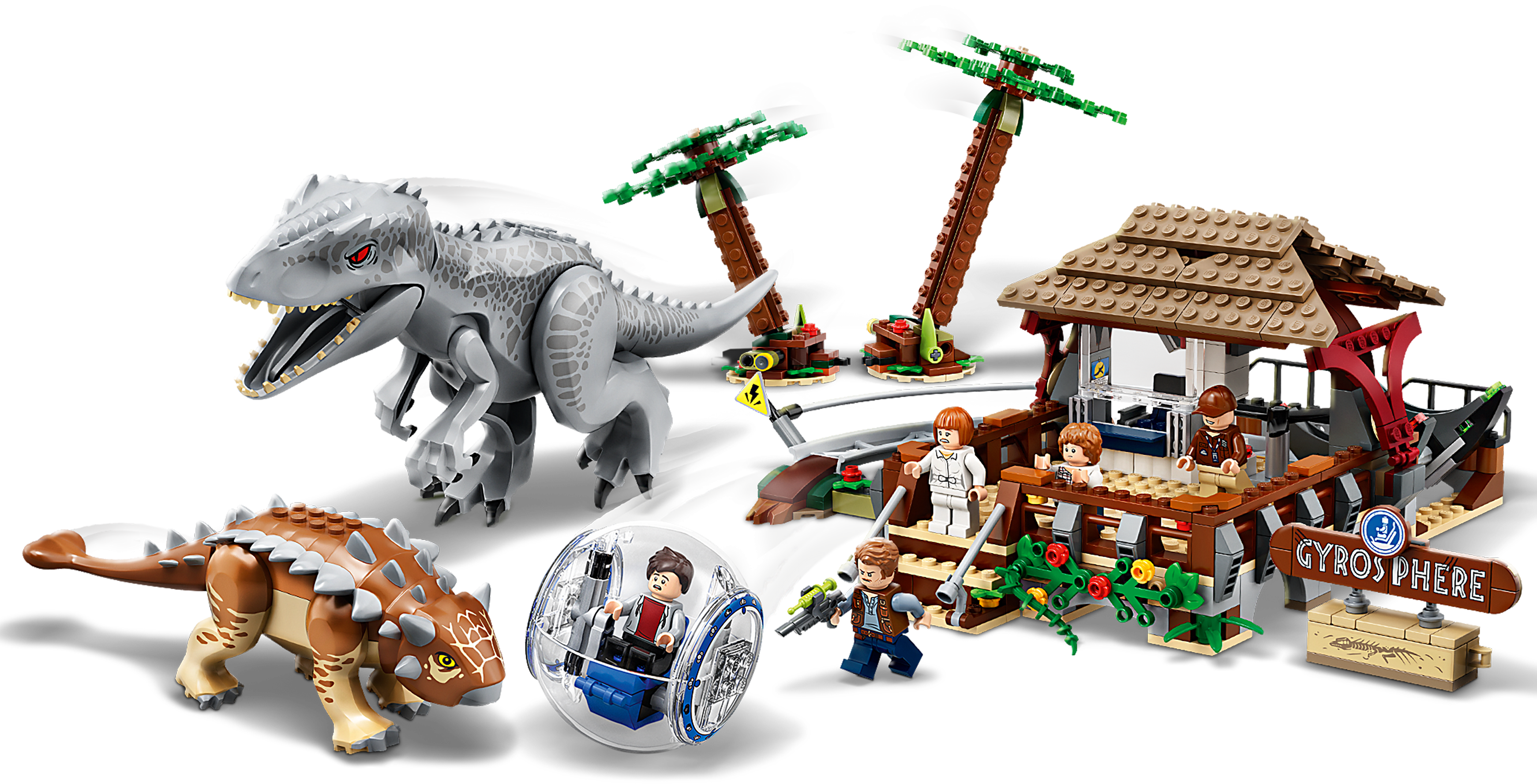Indominus REX-spaccata Set-Jurassic Park Dinosauro REGNO-si adatta a LEGO 