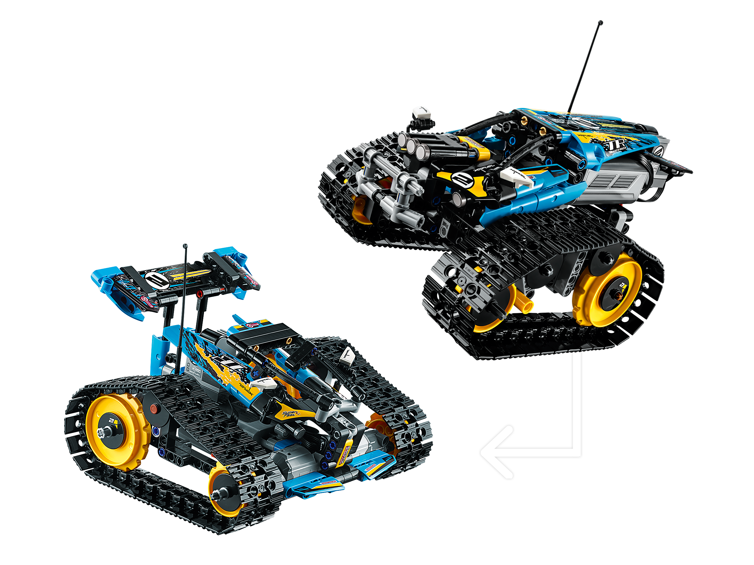 Details about   Technic RC Car Building Blocks Bricks Remote Control Stunt Racer GREAT KIDS GIFT 
