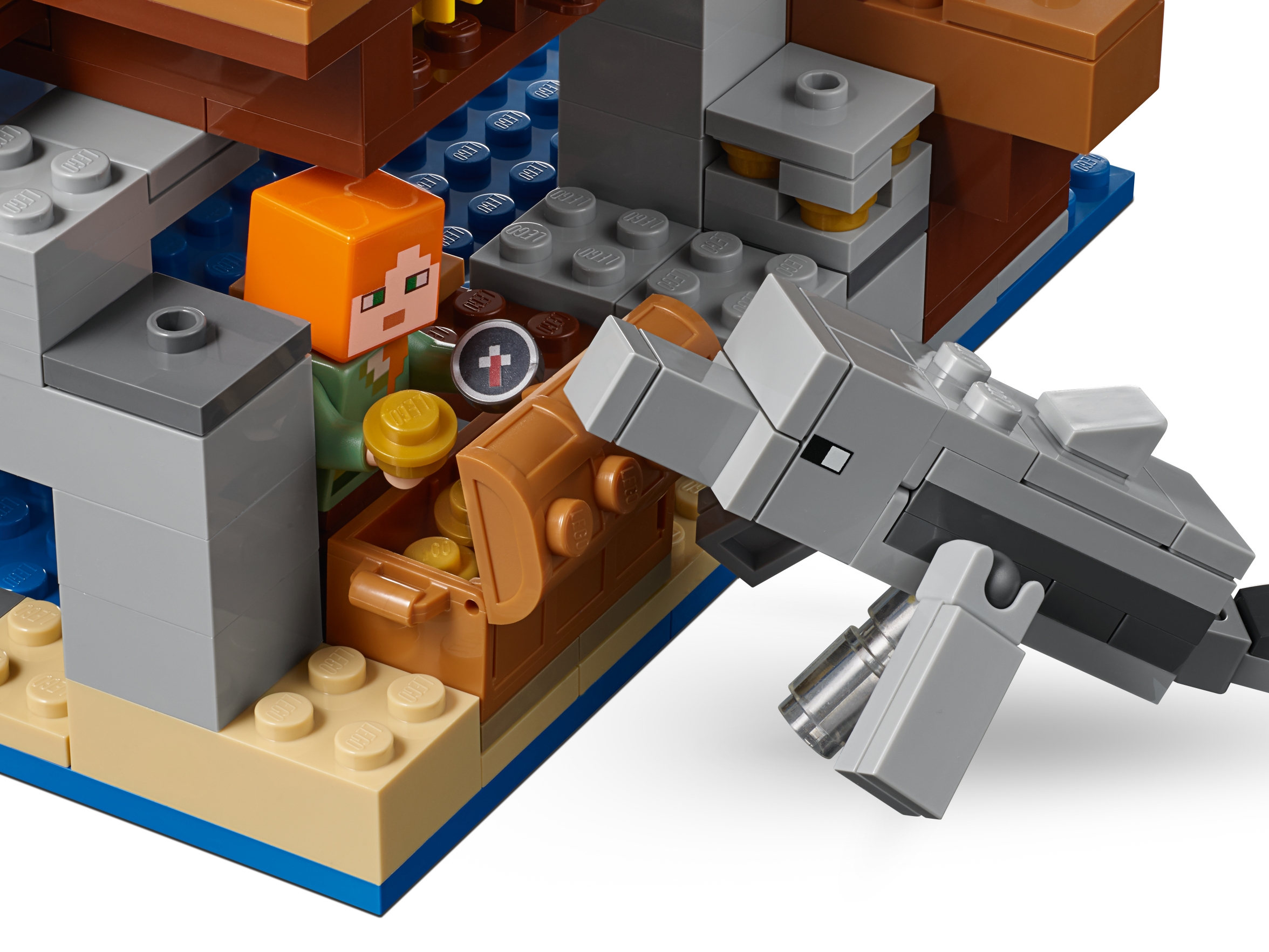 Dolphin Minifigure 21152 NEW LEGO Minecraft 