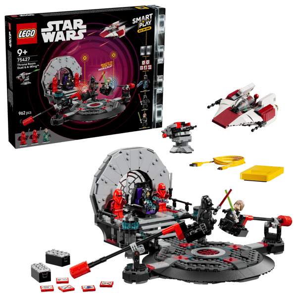 LEGO 75427 SMART Play™ : duel dans la salle du trône et chasseur A-Wing™ — visuel 2 sur 8