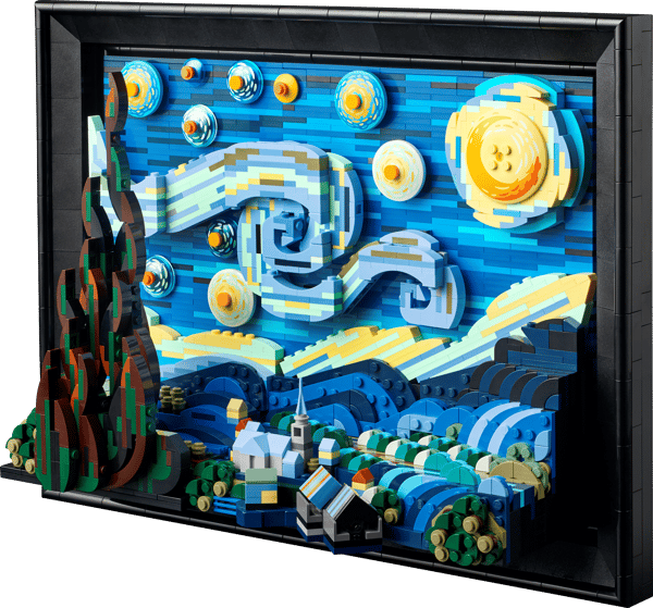 LEGO 21333 Vincent van Gogh - La Nuit étoilée — visuel 4 sur 8