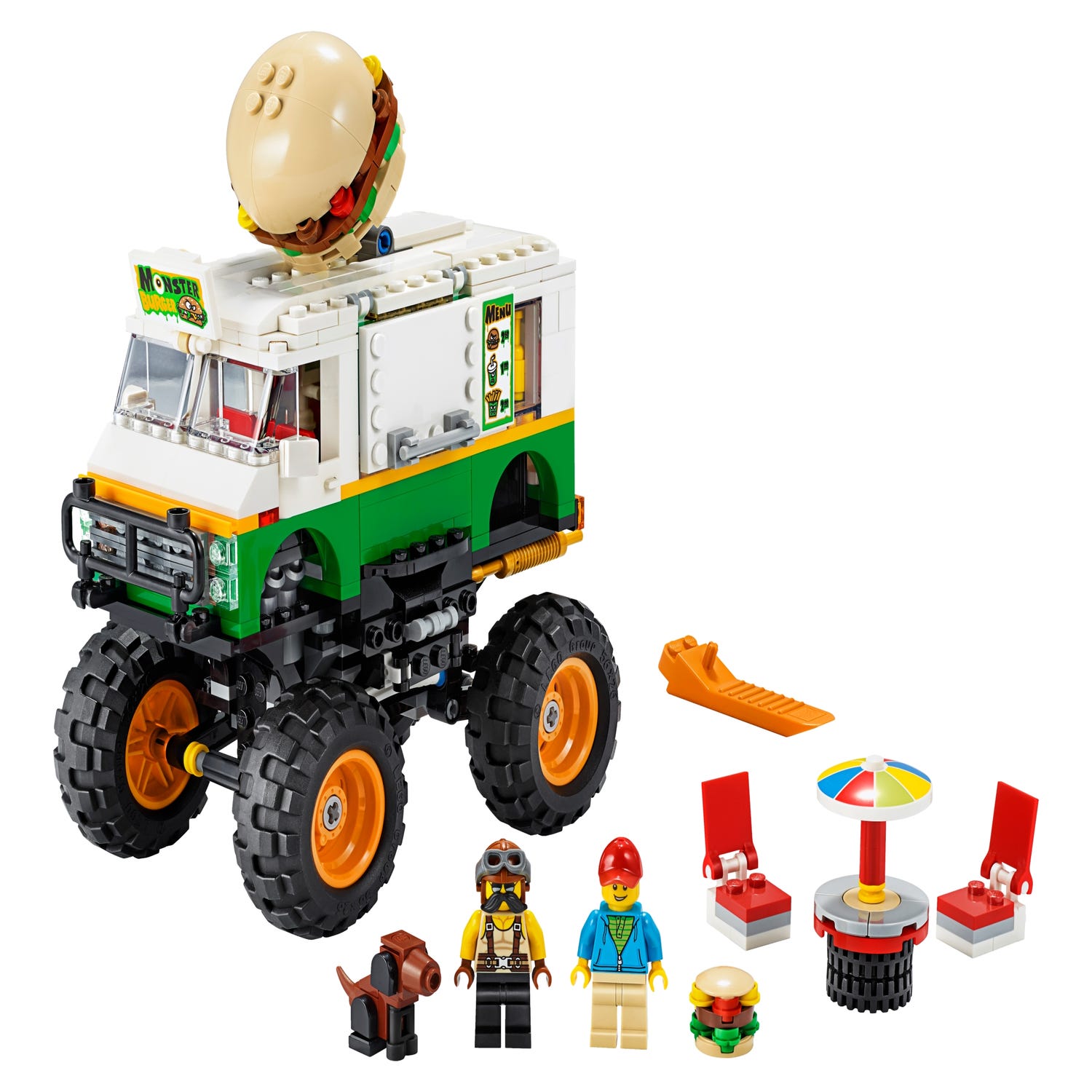 Monsterburgervogn 31104 | Creator 3-i-1 Officiel LEGO® Shop DK