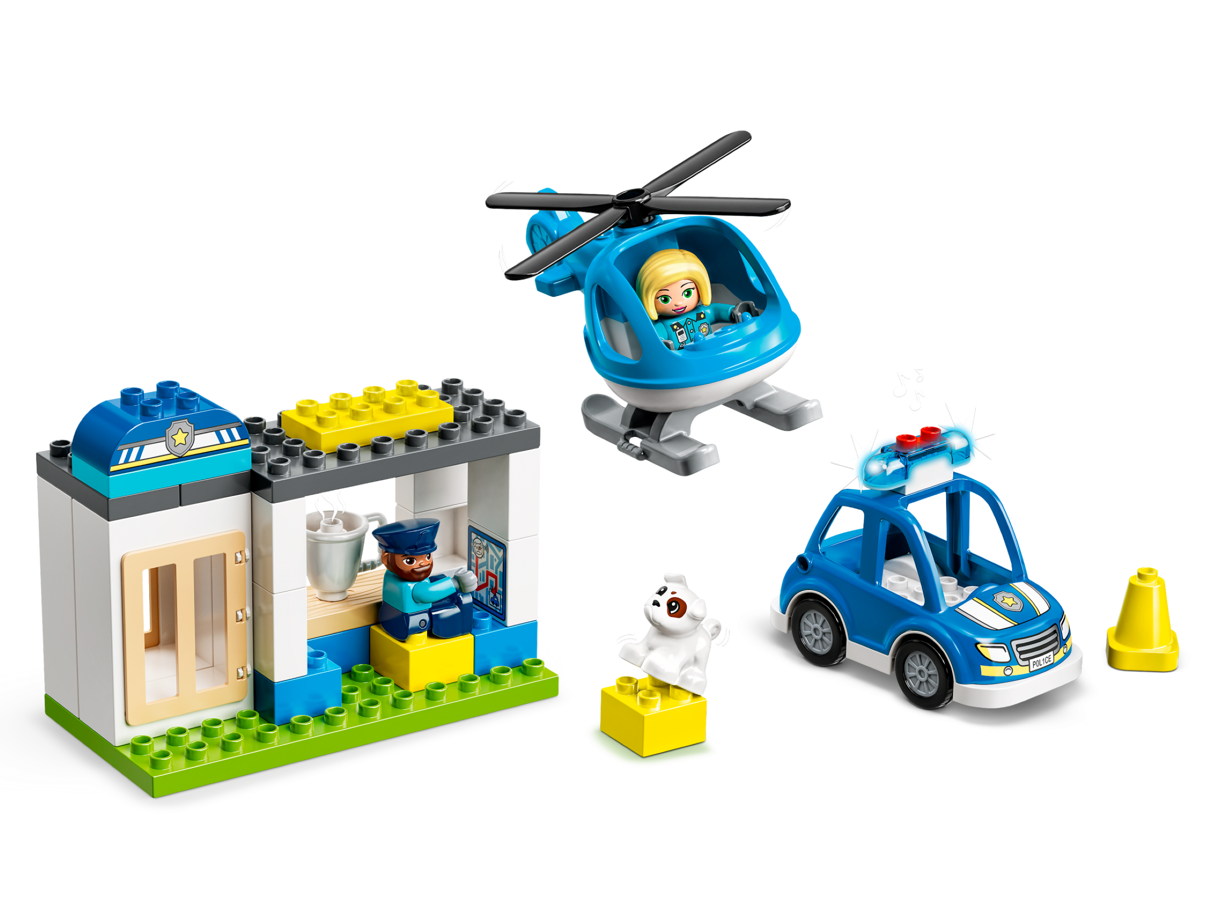 reflecteren dienen Beurs Police Station & Helicopter 10959 | DUPLO® | Buy online at the Official LEGO®  Shop US