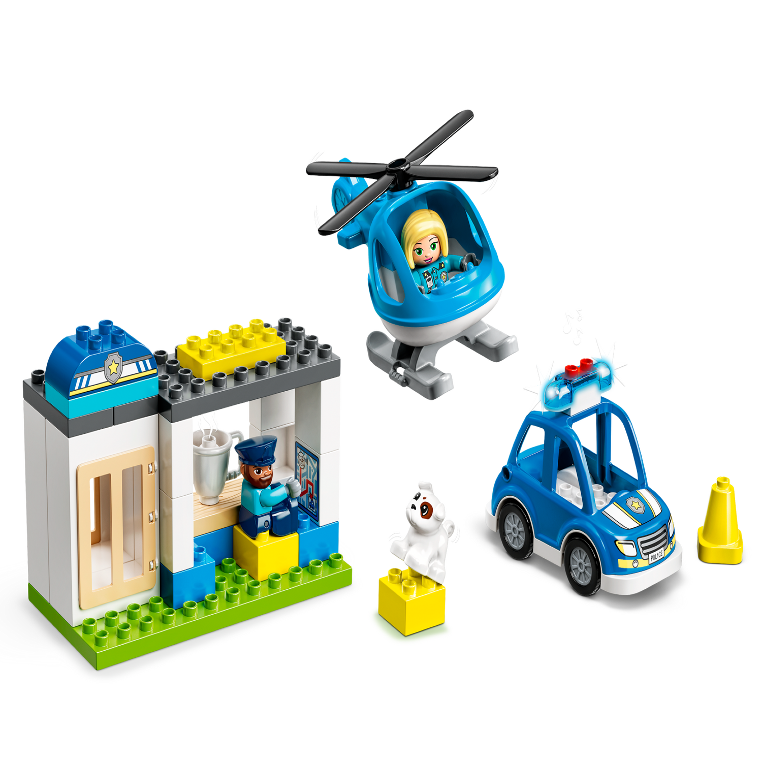 Police & Helicopter 10959 | DUPLO® | Buy online at the Official LEGO® Shop US