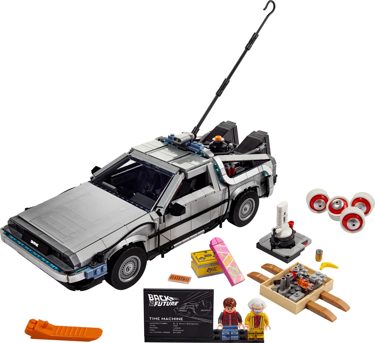 Back to the Future Time Machine 10300 LEGO® Icons Buy online