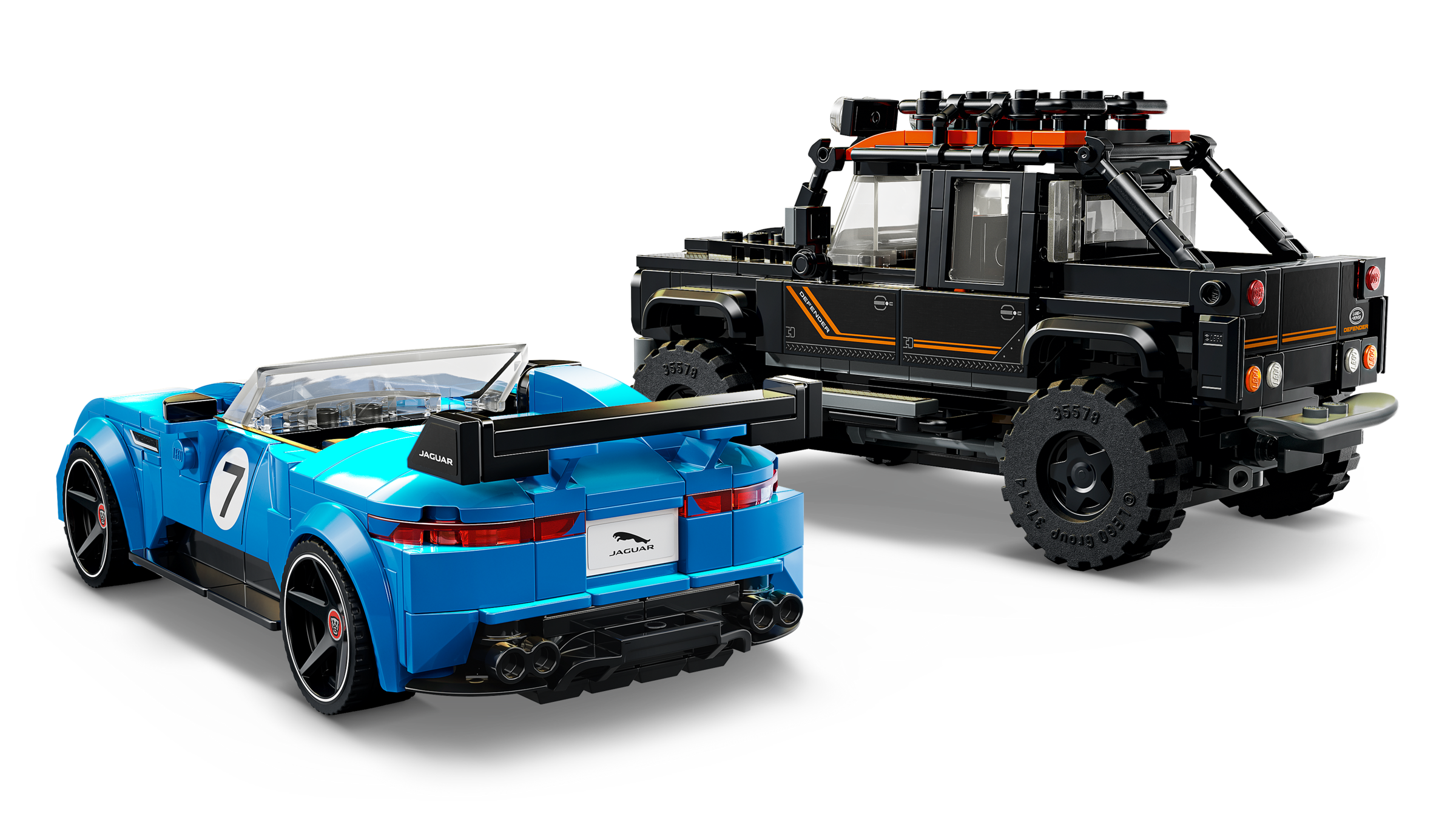 ワゴン(R711-10) Jaguar Project 7 & Land Rover Defender 77264 | Speed Champions