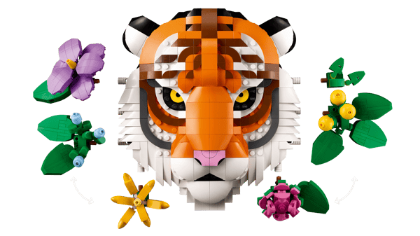 LEGO 31217 La collection Faune - Le tigre — visuel 3 sur 8