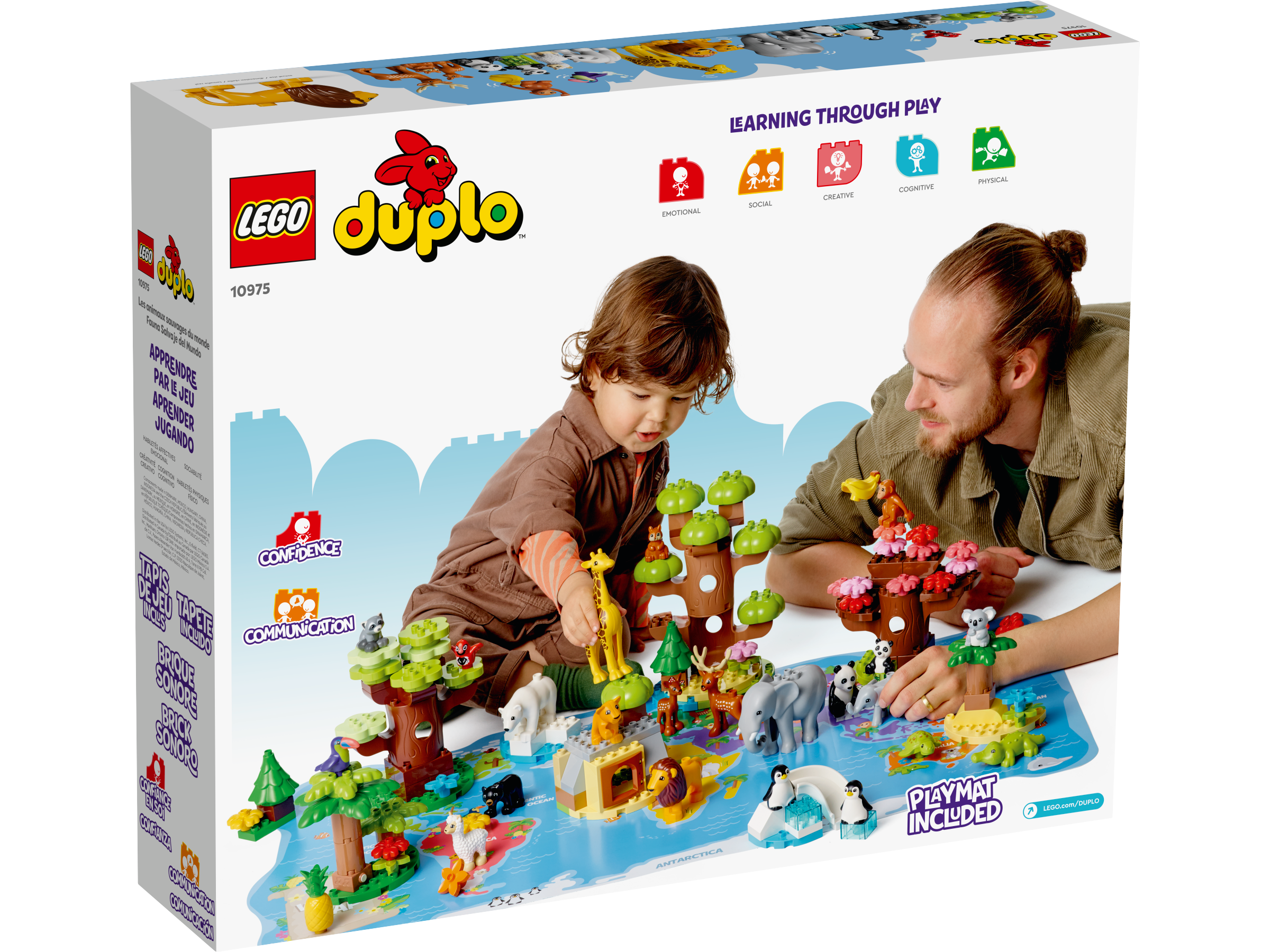 Lego Duplo Wild Animals Of The World Toy Animal Figures 10975 : Target