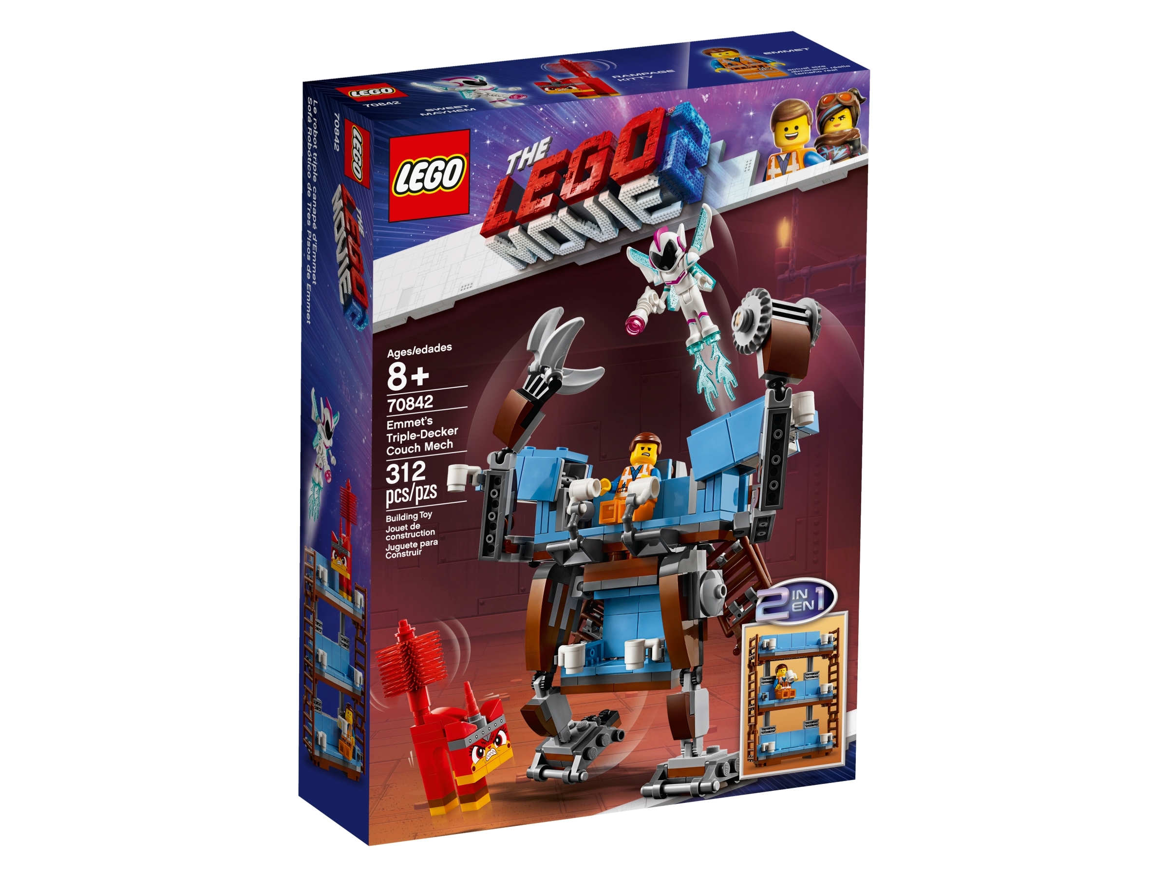 alene mave helbrede Emmet's Triple-Decker Couch Mech 70842 | THE LEGO® MOVIE 2™ | Buy online at  the Official LEGO® Shop US