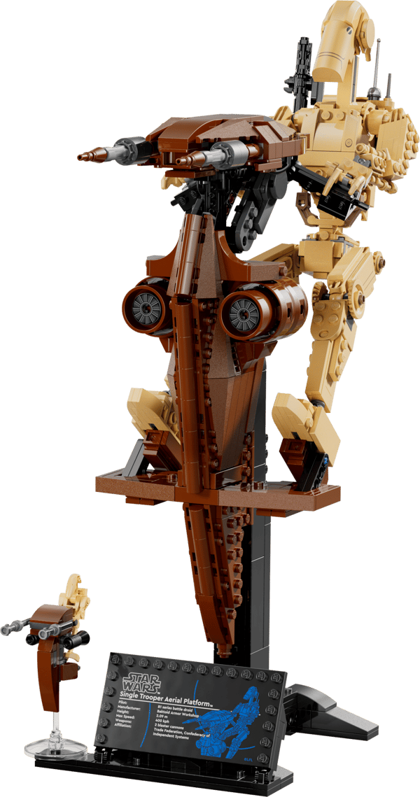 LEGO 75428 Droïde de combat sur son STAP