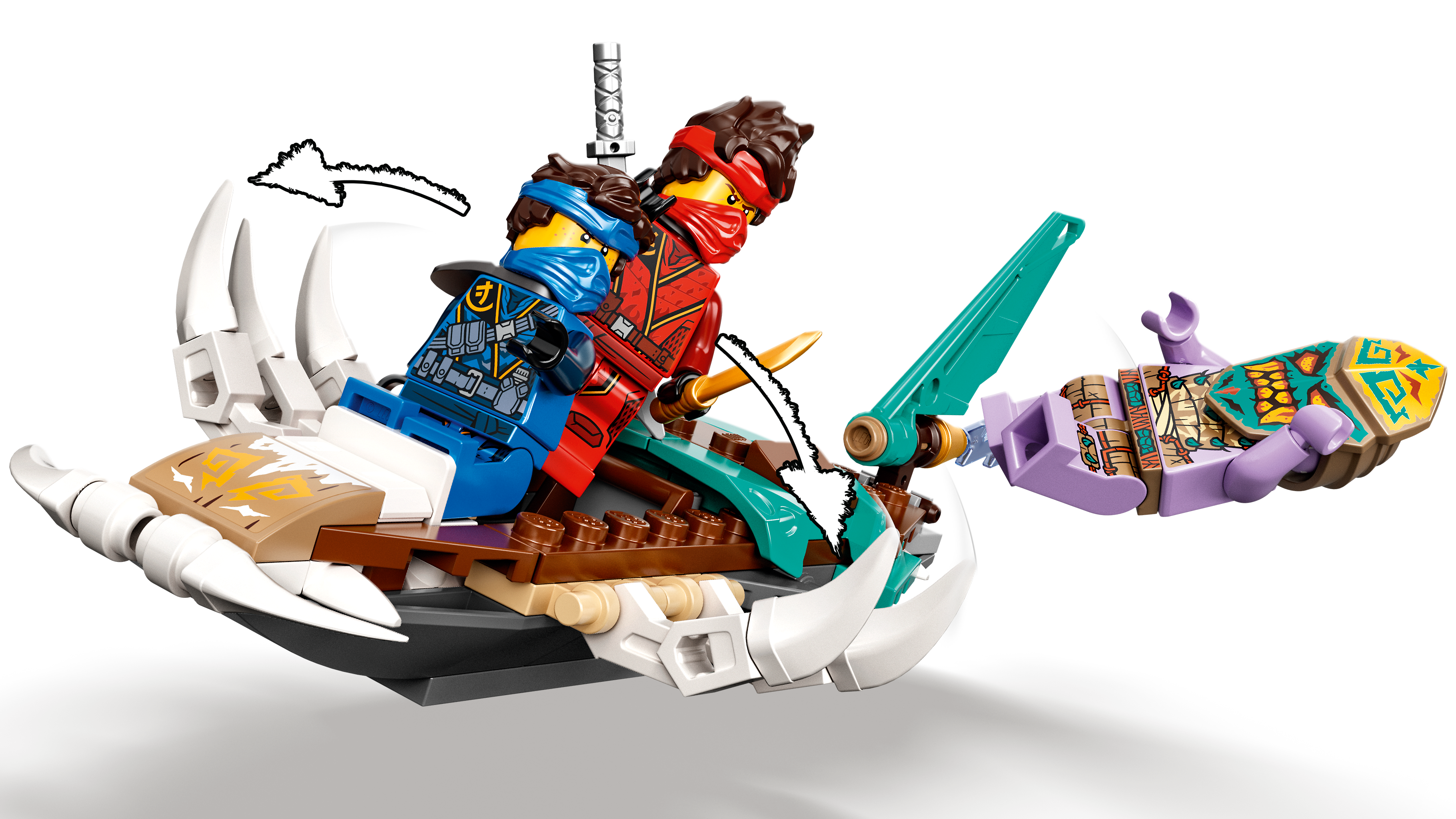 Catamaran Sea Battle 71748 Ninjago Buy Online At The Official Lego Shop Za