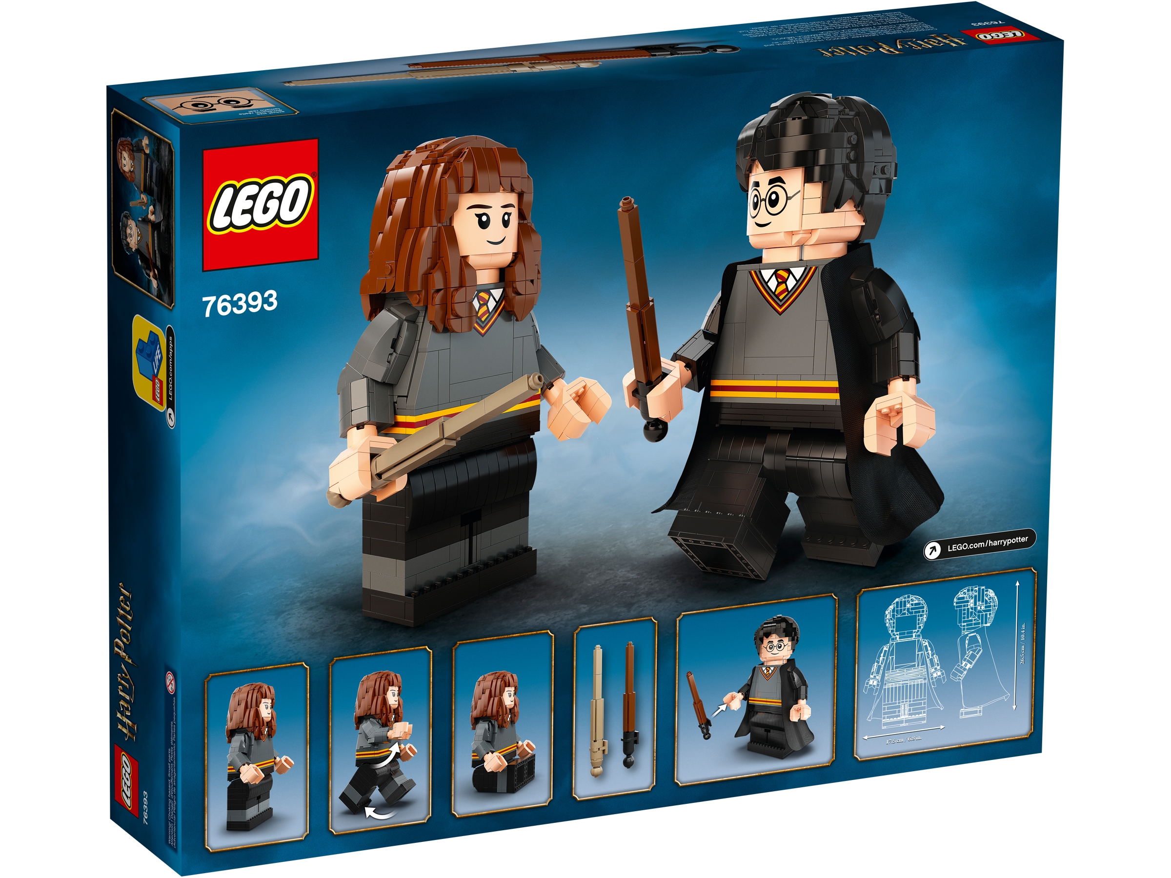 Genuine LEGOHarry Potter Hermione Granger Minifigure w/ wand 75956/75953/75954 