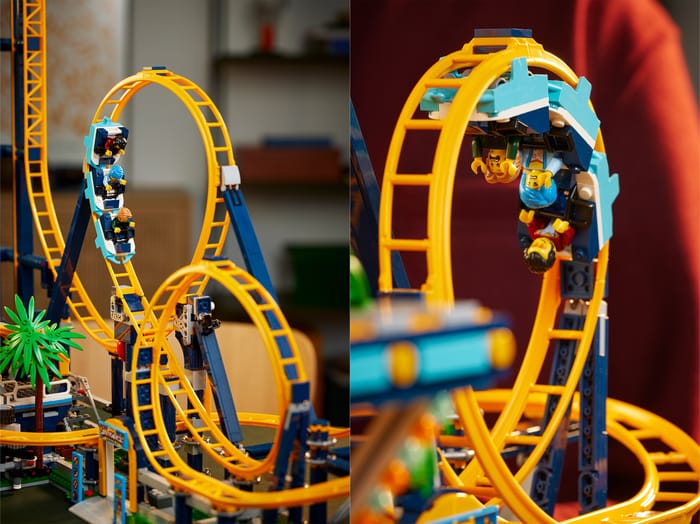 Lego Round Loop The physics behind our first brick-built roller-coaster with loops ...