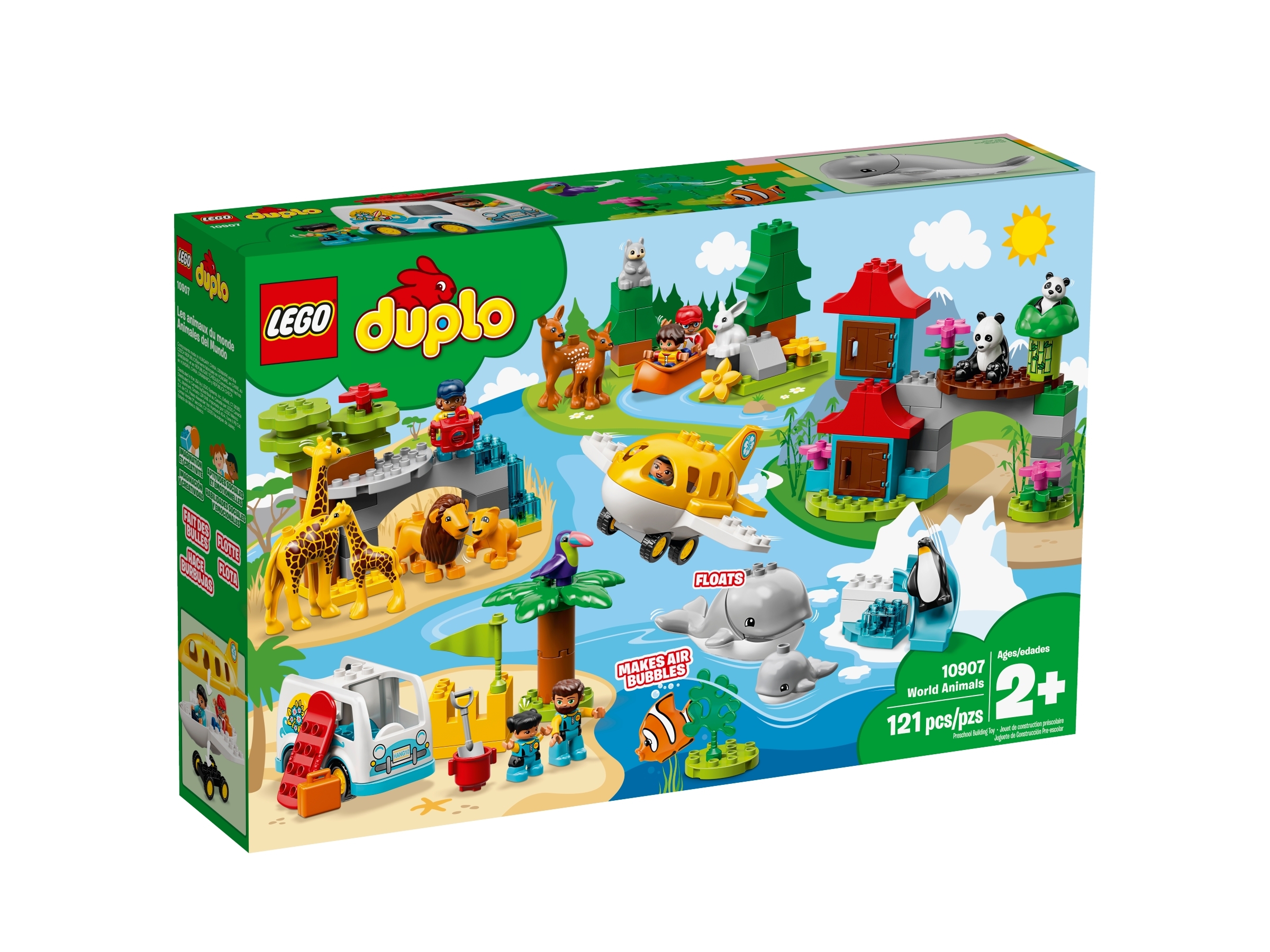 duplo figures and animals