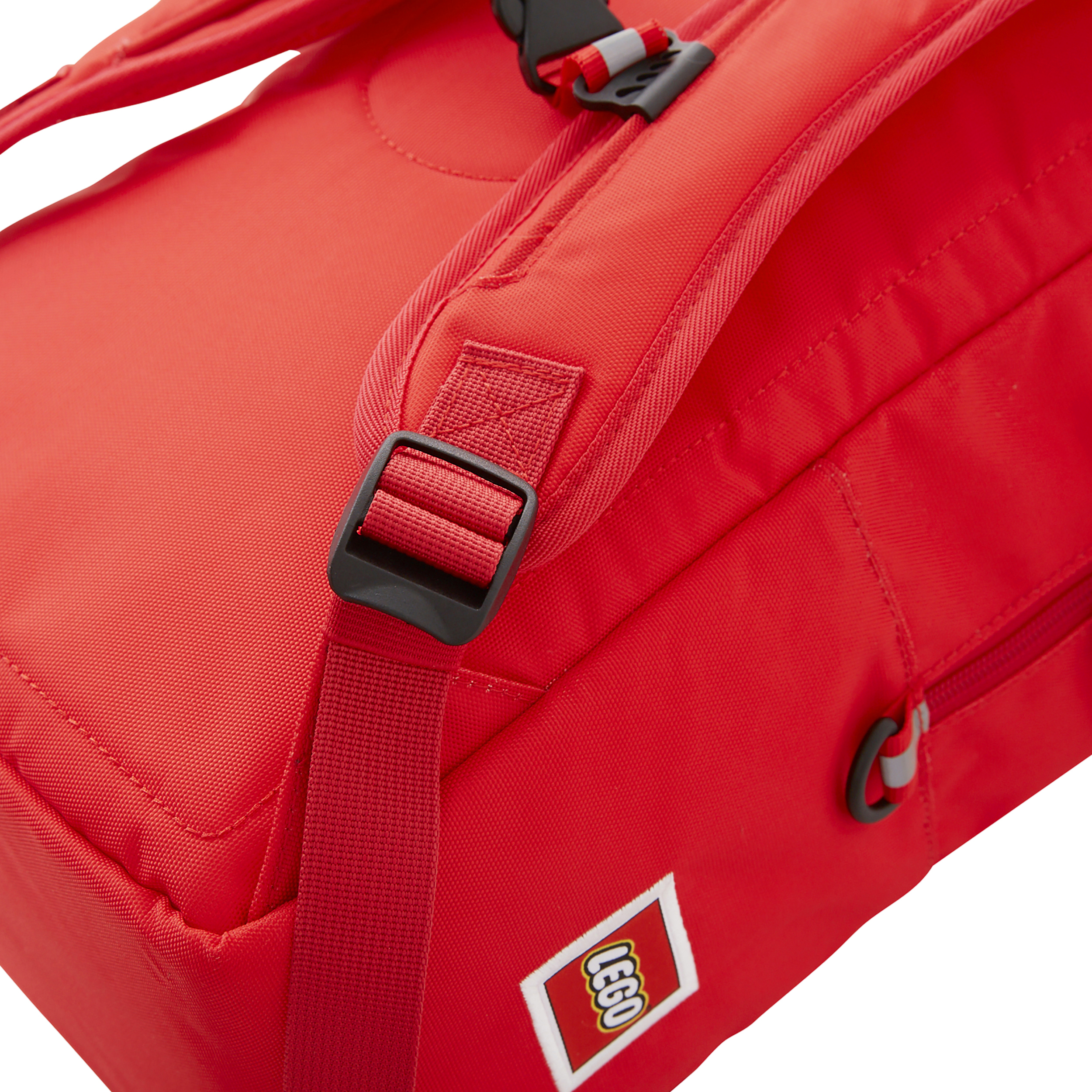 red lego backpack