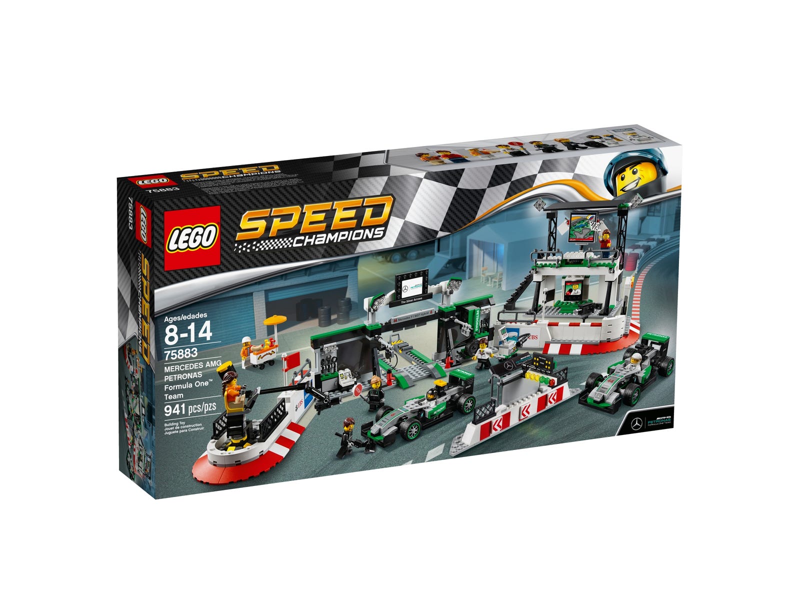 Mercedes Amg Petronas Formula One Team 75883 Speed Champions Buy Online At The Official Lego Shop Au