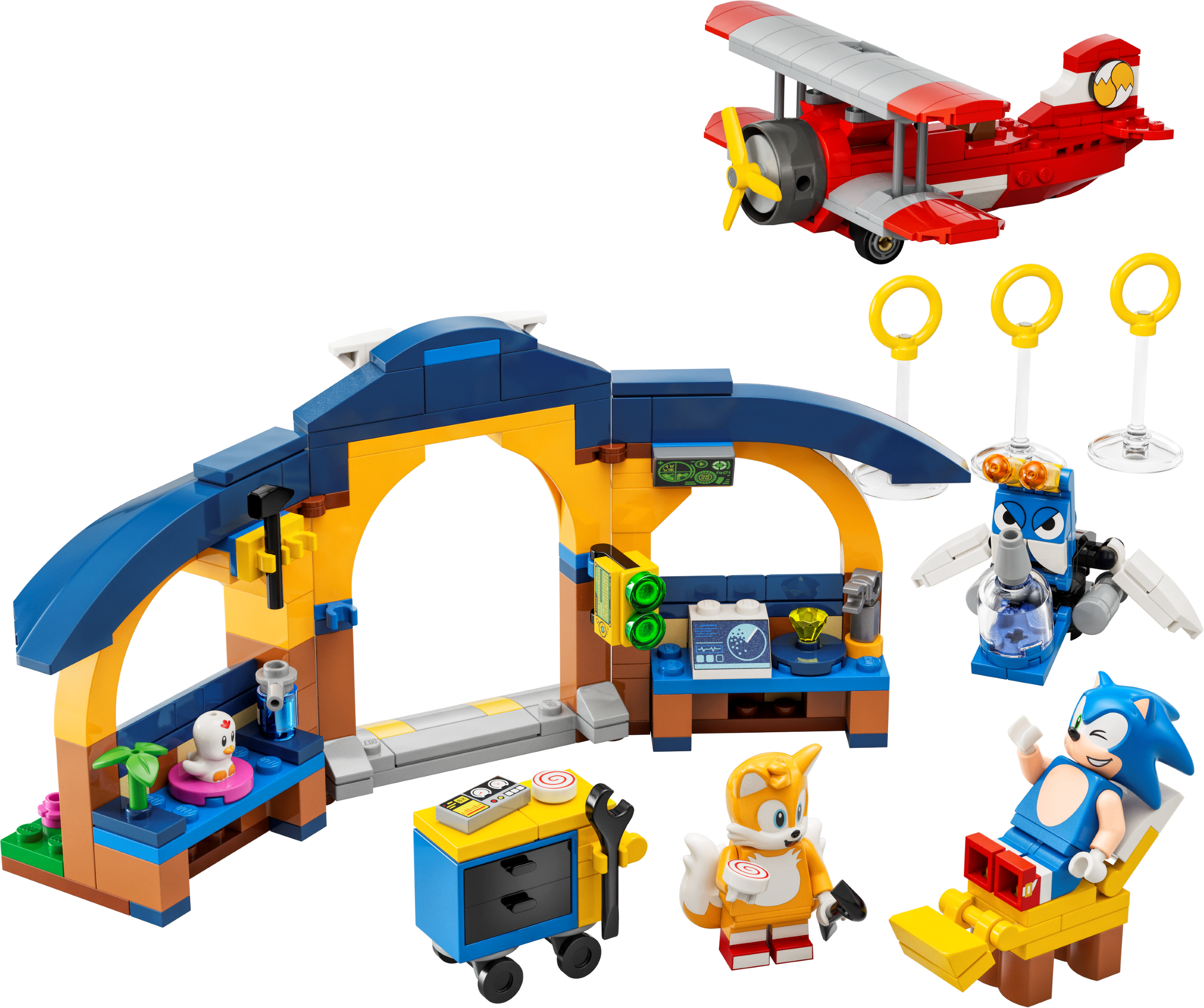 Tails' Workshop Plane 76991 | LEGO® Sonic the Hedgehog™ | Buy online at the Official Shop US
