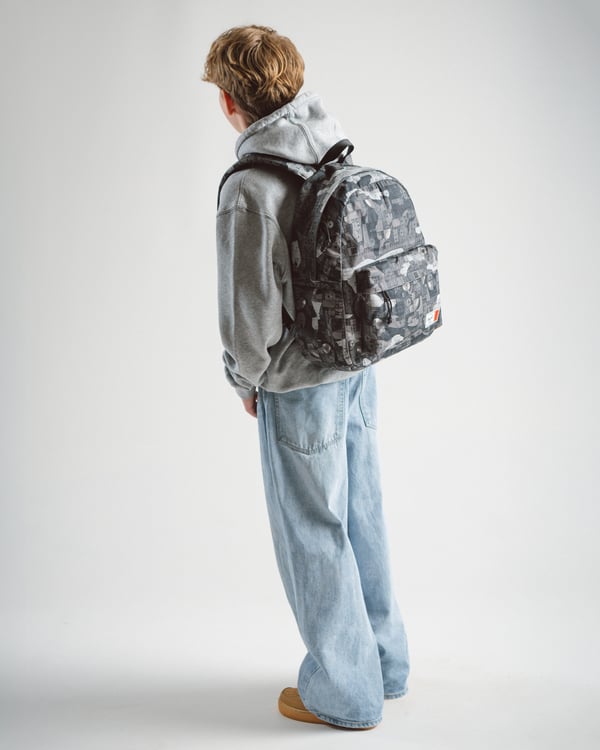 LEGO 5010424 LEGO® Herschel Classic™ Sac à dos XL noir – Briques abstraites — visuel 7 sur 7