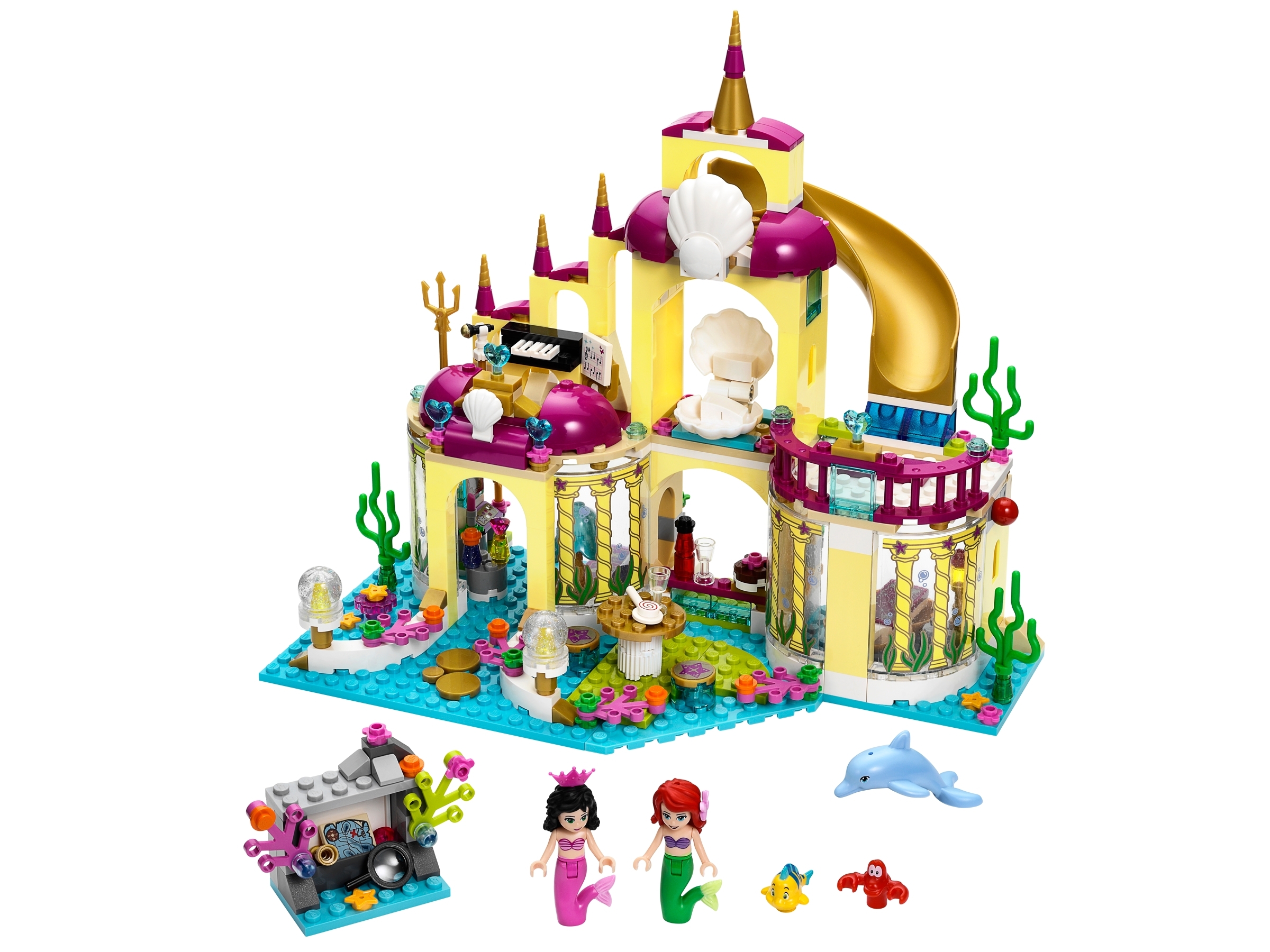 tack Original ært Ariel's Undersea Palace 41063 | Disney™ | Buy online at the Official LEGO®  Shop US