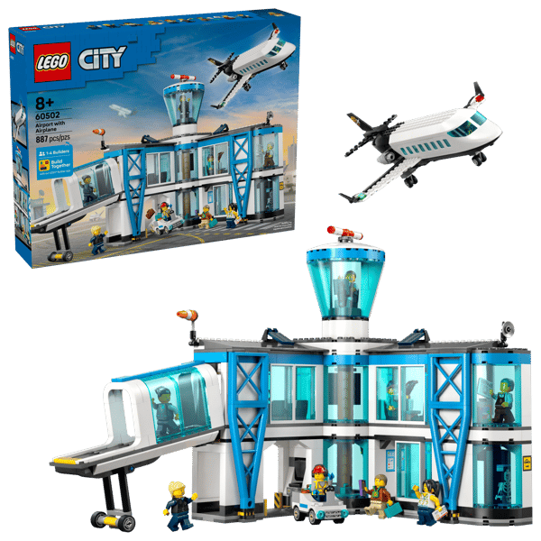 LEGO 60502 L’aéroport et l’avion — visuel 2 sur 8