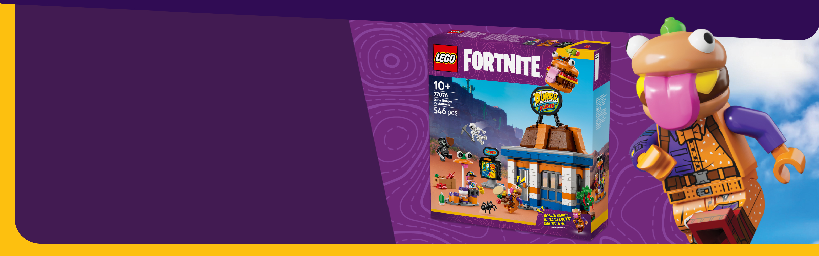 Durrr Burger Restaurant 77076 | LEGO® Fortnite | Buy online at the
