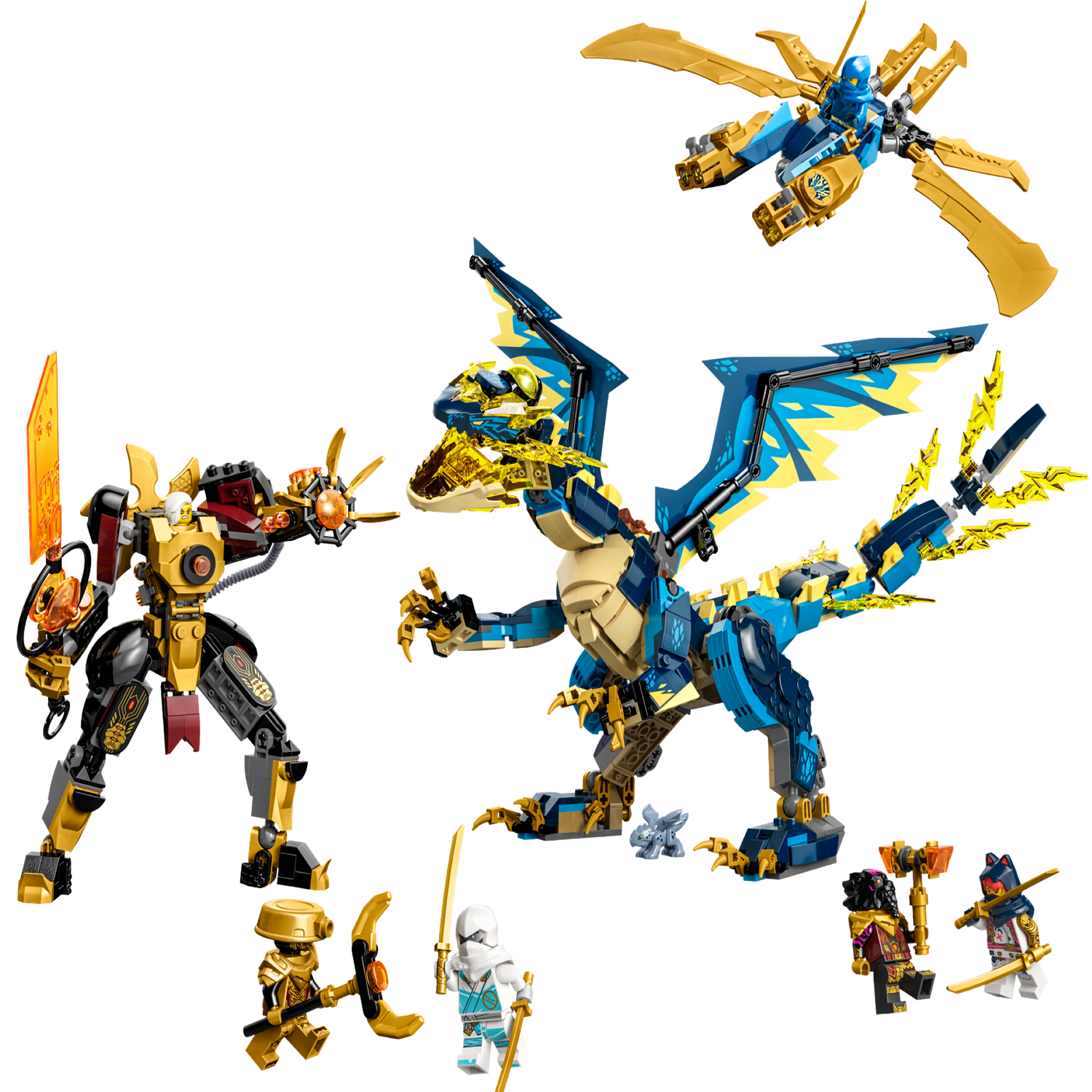 LEGO® – Elementdraak vs. de mecha van de keizerin – 71796