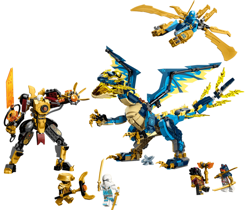 Dragone elementare vs. Mech dell’Imperatrice — set LEGO 71796
