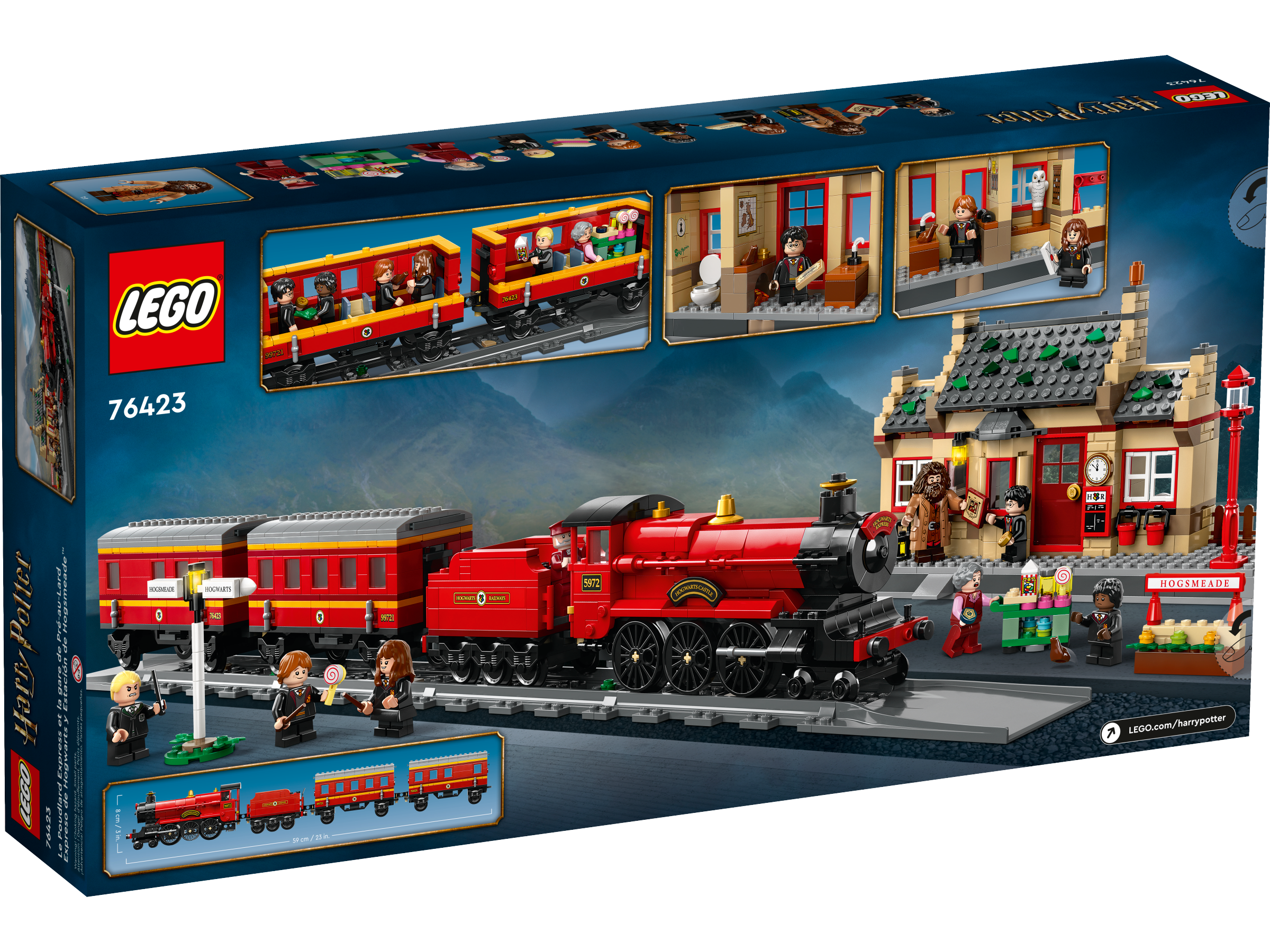 LEGO 76423 Harry Potter Hogwarts Express & Hogsmeade Station Train