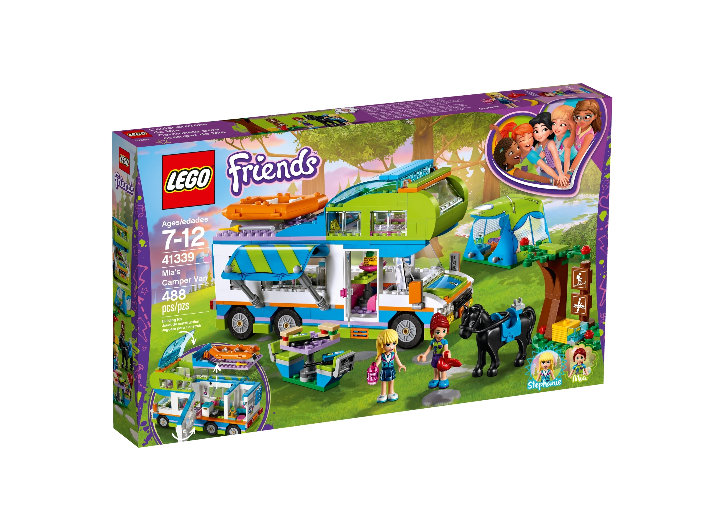 lego friends mia's camper van asda