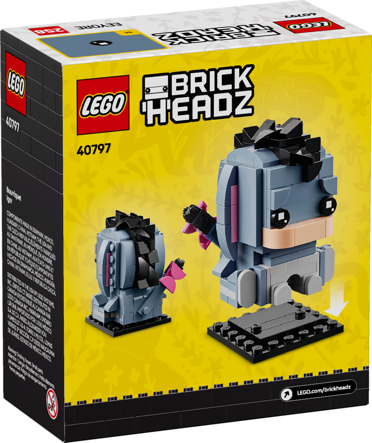 Eeyore 40797 | BrickHeadz | Buy online at the Official LEGO® Shop US