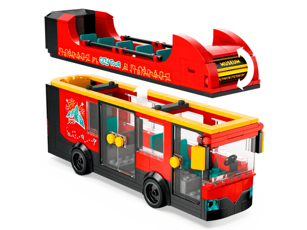 Red Double-Decker Sightseeing Bus - Image 6