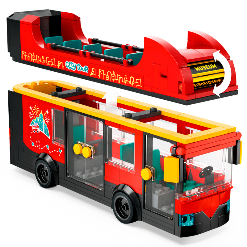 Red Double-Decker Sightseeing Bus 60407 | City | Buy online Red Double-Decker Sightseeing Bus 60407 | City | Buy online