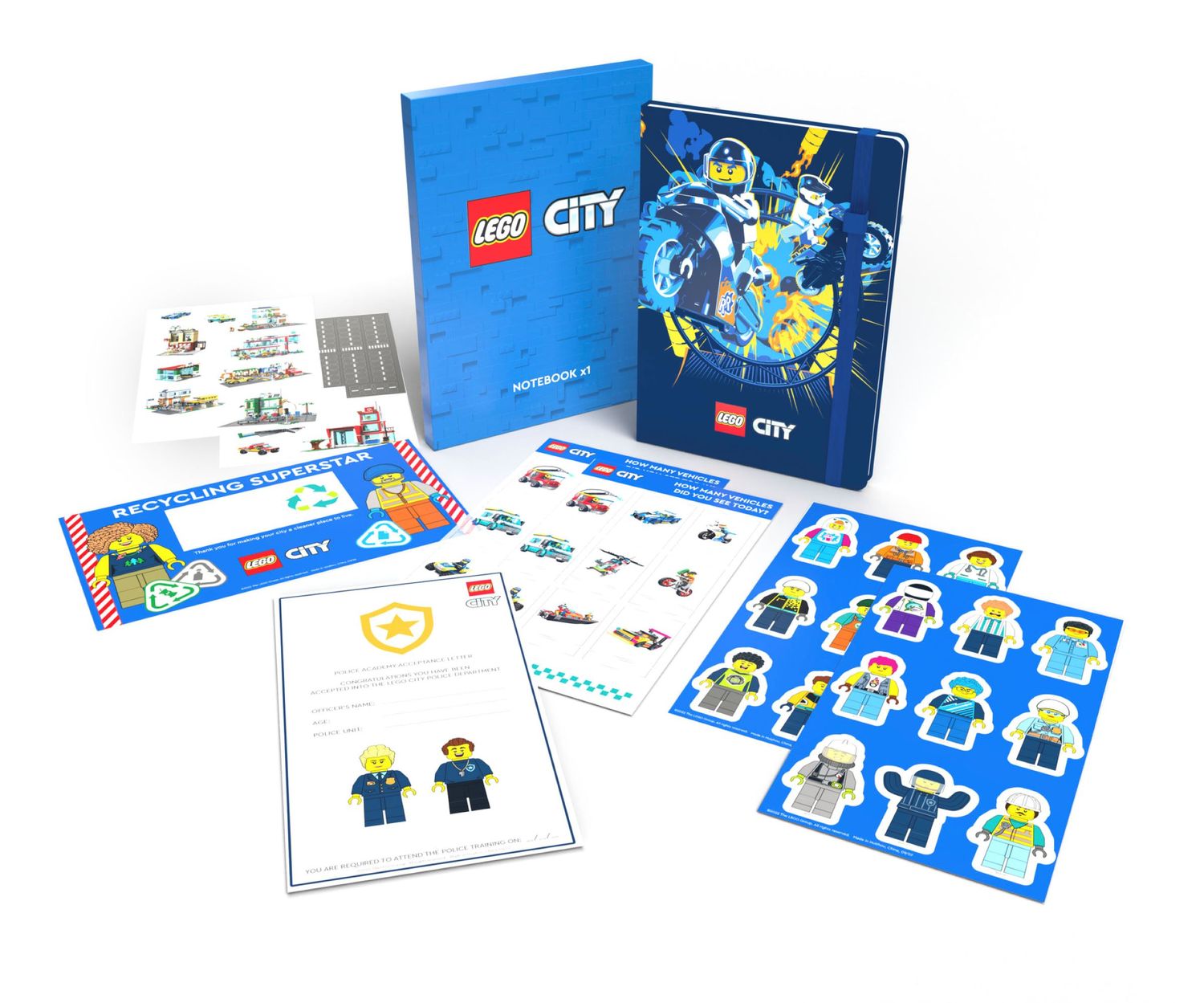 Lego Notes City Notebook 5007865 | Other | Buy online at the Official LEGO® Shop US