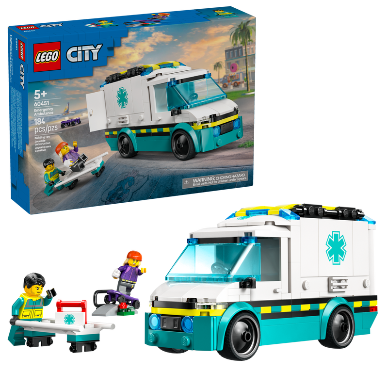 Emergency Ambulance 60451 City Buy online at the Official LEGO
