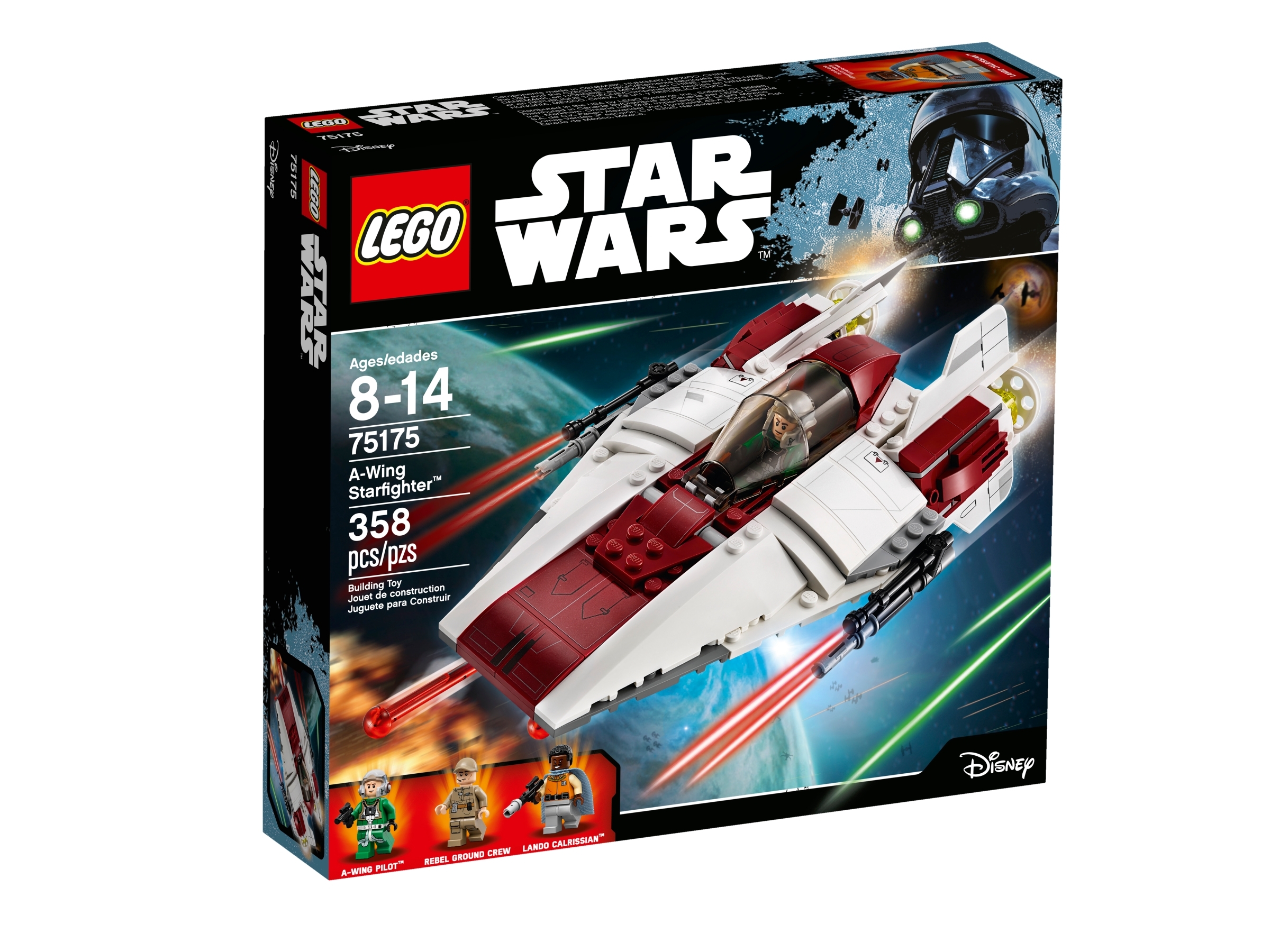 LEGO Star Wars - Figur Minifig Rebel A Wing Lando 75175 A-Wing Pilot 75175 
