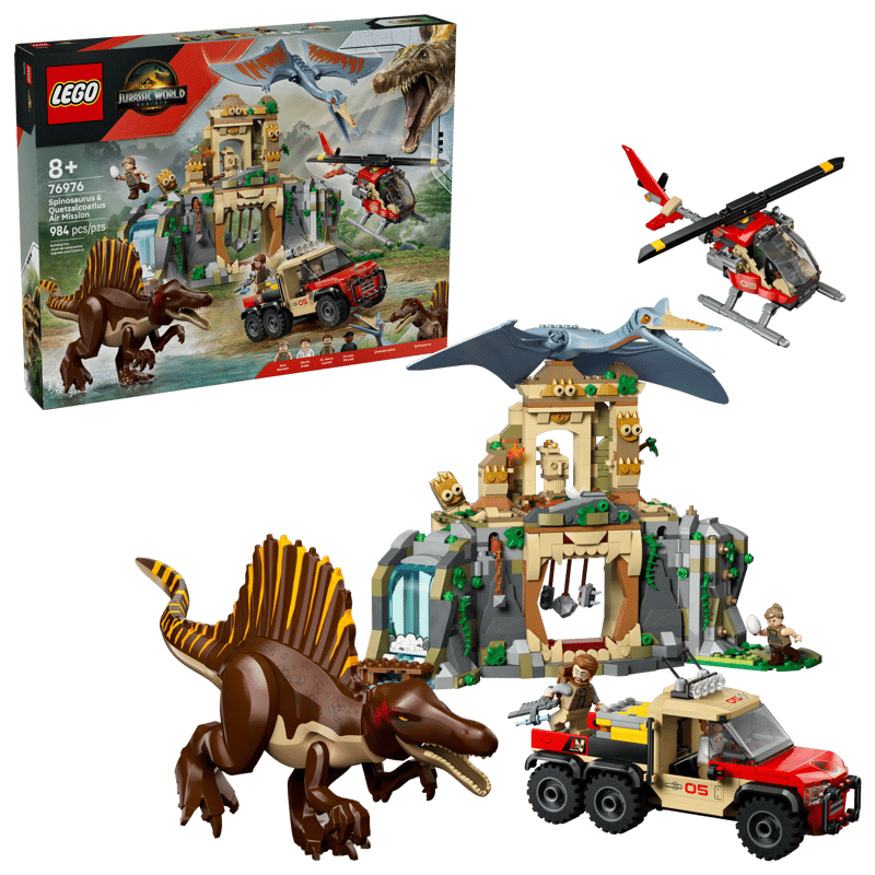 Spinosaurus Quetzalcoatlus Air Mission 76976 Jurassic World