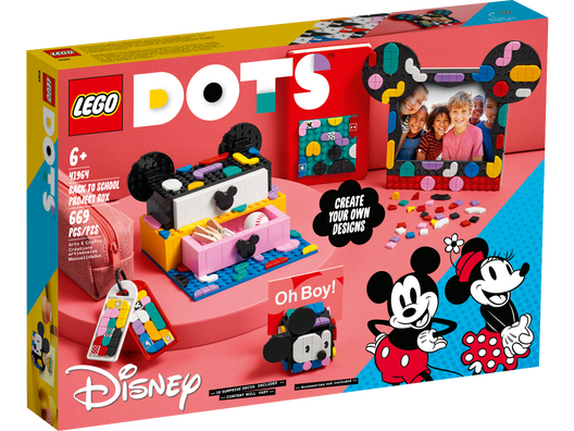 LEGO 41964 - Mickey Mouse og Minnie Mouse skolestart-projektæske