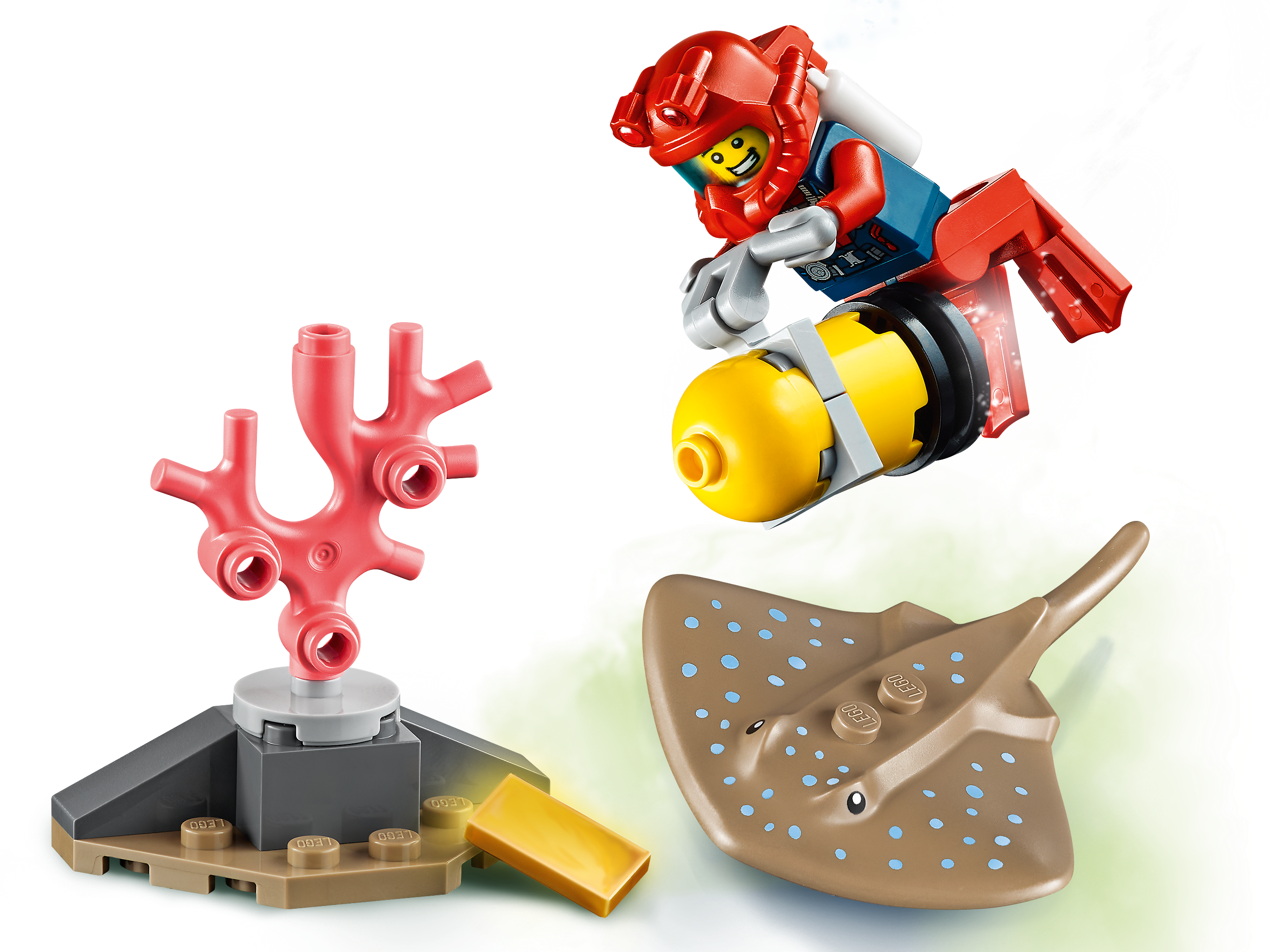 Lego City 30370 Tiefseetaucher mit Rochen NEU & OVP Polybag 